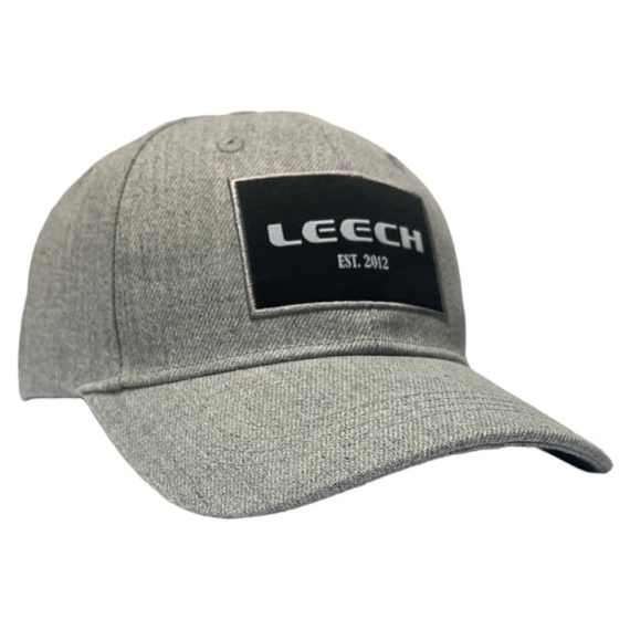 Leech Cap Grey Badge in the group Clothes & Shoes / Caps & Headwear / Caps / Dad Caps at Sportfiskeprylar.se (LEECH3031)