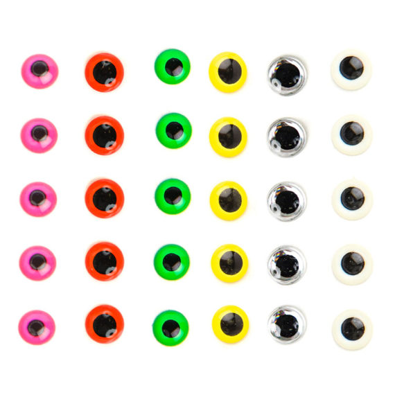 Epoxy Eyes 4,8mm in the group Hooks & Terminal Tackle / Fly Tying / Fly Tying Material / Eyes at Sportfiskeprylar.se (MEY25-405r)