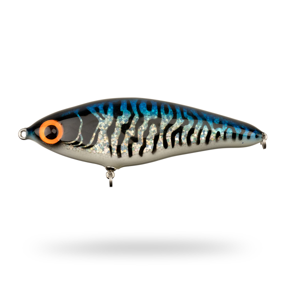 Mälaren Lures Loner 18cm, 100g - Blue Tiger in the group Lures / Handmade Baits / Handmade Jerkbaits at Sportfiskeprylar.se (MLL18-2)