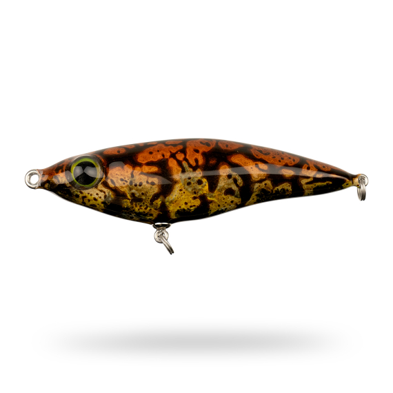 Mälaren Lures Loner Mini 13cm, 60g - Burbot in the group Lures / Handmade Baits / Handmade Jerkbaits at Sportfiskeprylar.se (MLLM13-1)