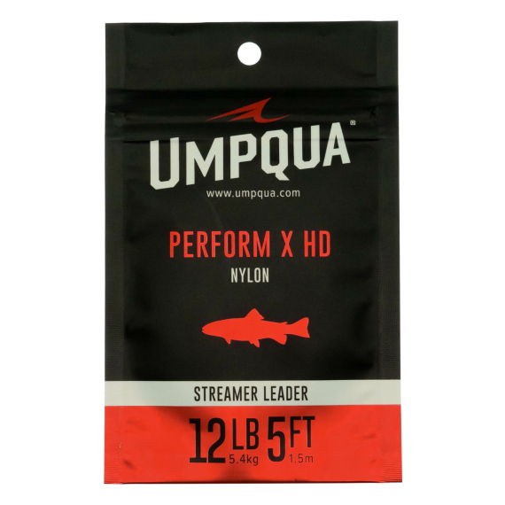 Umpqua Perform X HD Streamer Leader 5ft in the group Hooks & Terminal Tackle / Leaders & Leader Materials / Ready Made Leaders / Tapered Leaders at Sportfiskeprylar.se (NFD9386-8lbr)