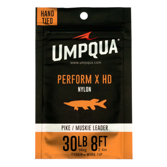 Umpqua Perform X Pike Leader w/Tyger Wire Tip 8ft 30lb in the group Hooks & Terminal Tackle / Leaders & Leader Materials / Ready Made Leaders / Tapered Leaders at Sportfiskeprylar.se (NFD9389)