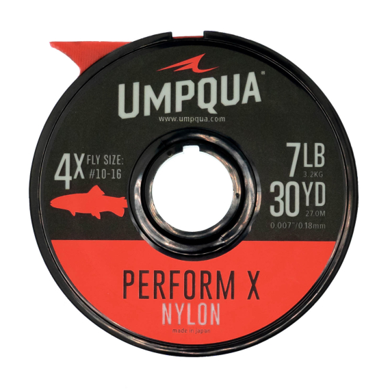 Umpqua Perform X Trout Nylon Tippet 27m in the group Hooks & Terminal Tackle / Leaders & Leader Materials / Leader Materials / Leader Material Fly fishing at Sportfiskeprylar.se (NFD9395-1Xr)