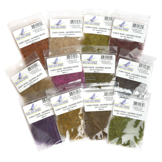 Natures Spirit Hare\'s Mask Dubbing- Squirrel Blend in the group Hooks & Terminal Tackle / Fly Tying / Fly Tying Material / Dubbing at Sportfiskeprylar.se (NS-HMD-204r)