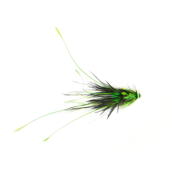 Frödin Pig Series - Black Green Helmet in the group Lures / Flies / Tube Flies at Sportfiskeprylar.se (PSBGH-08r)