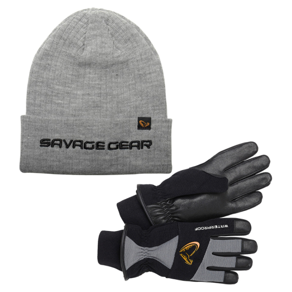 Savage Gear Glove And Hat Set in the group Fishing methods / Ice Fishing / Winter Clothing / Gloves at Sportfiskeprylar.se (SAVAGEGEARGLOVENHATSET)