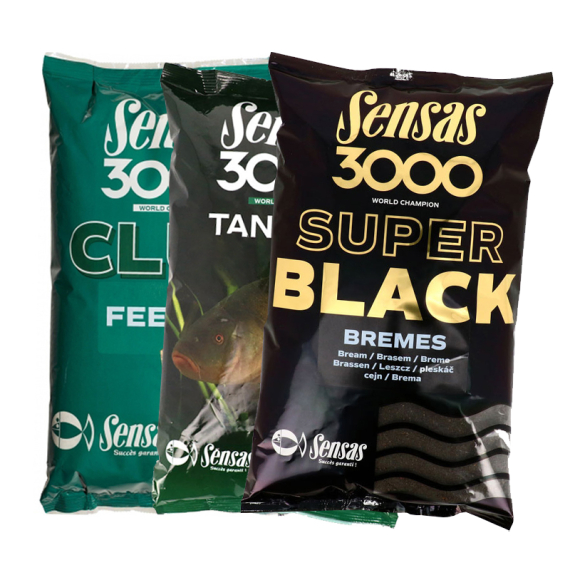 Sensas 3000 1kg x 3-pack in the group Lures / Boilies, Hook Baits & Groundbait / Groundbait at Sportfiskeprylar.se (SENSAS3000MIXPACK)