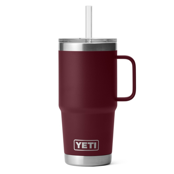 Yeti Rambler 25 Oz Straw Mug 2.0 - Wild Vine Red in the group Outdoor / Camp Kitchen & Utensils / Thermoses / Thermos Mugs at Sportfiskeprylar.se (SKU-2326-24H2WR)