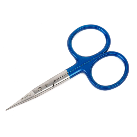 SMHAEN Scissor Straight 4\'\' Tungsten Carbide Fine Blade Blue in the group Tools & Accessories / Pliers & Scissors / Line Cutters & Scissors at Sportfiskeprylar.se (SM-110)