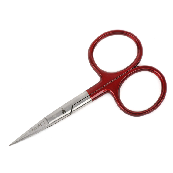 SMHAEN Scissor Straight 4,5\'\' Tungsten Carbide Red in the group Tools & Accessories / Pliers & Scissors / Line Cutters & Scissors at Sportfiskeprylar.se (SM-113)