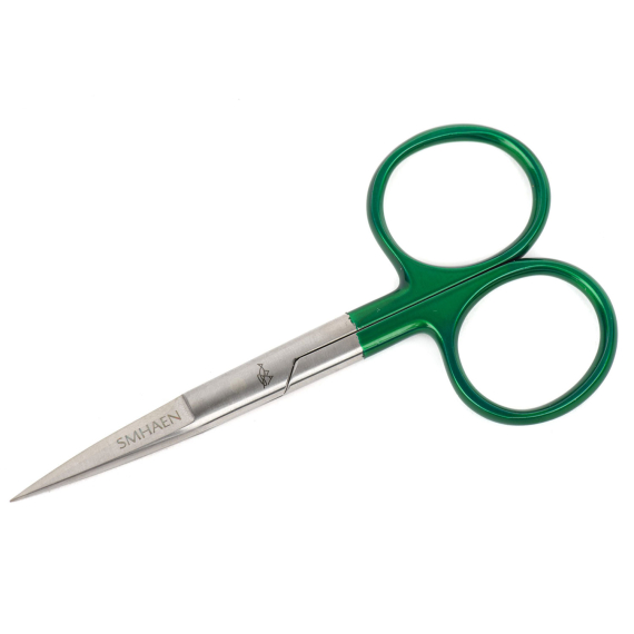 SMHAEN Scissor Straight 4,5\'\' Tungsten Carbide Heavy Green in the group Tools & Accessories / Pliers & Scissors / Line Cutters & Scissors at Sportfiskeprylar.se (SM-114)