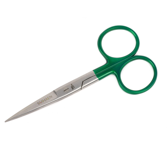 SMHAEN Scissor Straight 5\'\' Tungsten Carbide Heavy Green in the group Tools & Accessories / Pliers & Scissors / Line Cutters & Scissors at Sportfiskeprylar.se (SM-115)