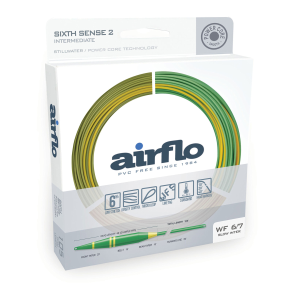 Airflo Sixth Sense Mid Intermediate Fly Line in the group Lines / Fly Lines / Single Hand Lines at Sportfiskeprylar.se (SS2-WF5-6MI-TTr)