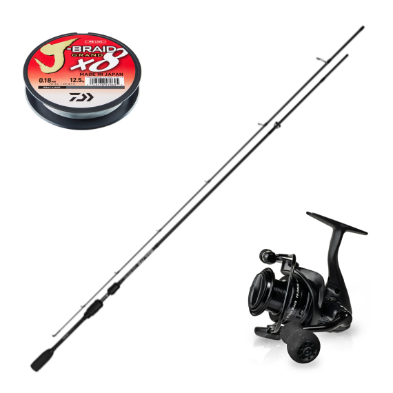 Okuma Pitch Black V2 Bixlite Allround Combo in the group Fishing methods / Spin Fishing / Combos / Spinning Combos at Sportfiskeprylar.se (SSPSET-11)