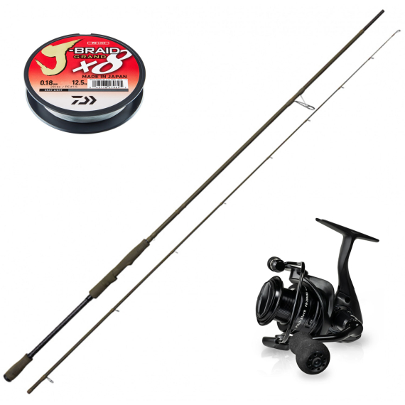 Okuma Pitch Black V2 Savage Gear SG4 Pike Combo in the group Fishing methods / Spin Fishing / Combos / Spinning Combos at Sportfiskeprylar.se (SSPSET-17)