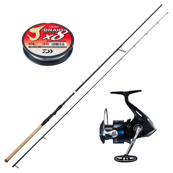 Shimano Nexave Savage Gear SG2 Seatrout Combo in the group Fishing methods / Spin Fishing / Combos / Spinning Combos at Sportfiskeprylar.se (SSPSET-7)