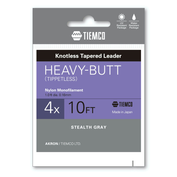 Tiemco Akron Heavy Butt Taperad Tafs 10ft in the group Hooks & Terminal Tackle / Leaders & Leader Materials / Ready Made Leaders / Tapered Leaders at Sportfiskeprylar.se (TAHB10-2Xr)