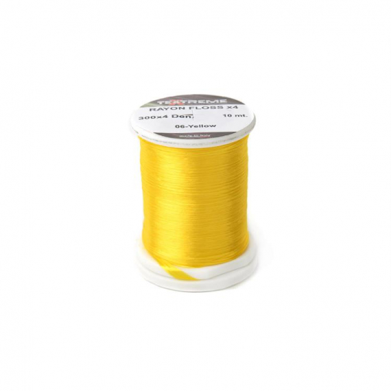 Rayon Floss Yellow in the group Hooks & Terminal Tackle / Fly Tying / Fly Tying Material / Yarn & Chenille at Sportfiskeprylar.se (TE-RF-06)