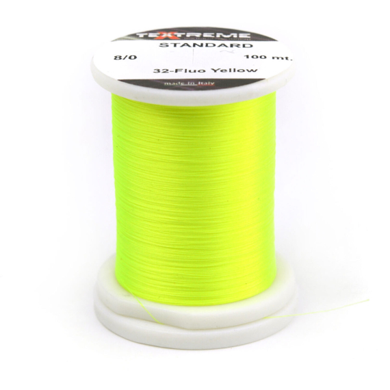 Textreme Tying Thread Standard 8/0 - Fluo Yellow in the group Hooks & Terminal Tackle / Fly Tying / Fly Tying Material / Tying Thread at Sportfiskeprylar.se (TE-SS8-32)