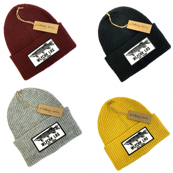 Wolfcreek Pike Patch Knitted Beanie (Onesize) in the group Clothes & Shoes / Caps & Headwear / Beanies & Hats at Sportfiskeprylar.se (WCL-00515r)