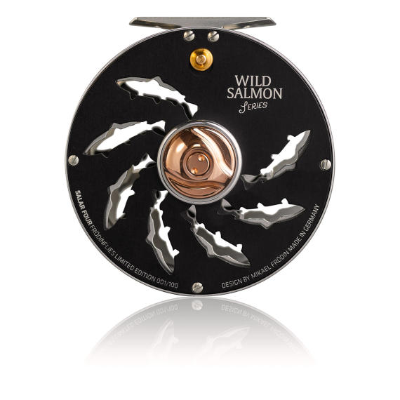 Frödin Salar ‘Wild Salmon’ Reel in the group Reels / Fly Reels & Extra Spools / Fly Reels at Sportfiskeprylar.se (WSSR-001r)