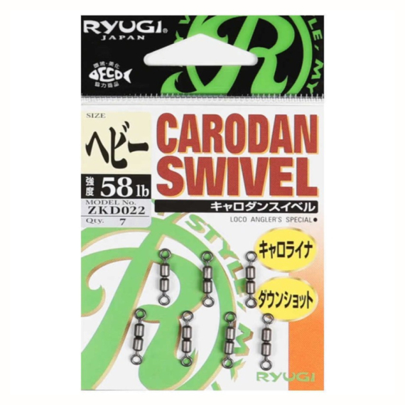 Ryugi Carodan Swivel in the group Hooks & Terminal Tackle / Swivels / Single Swivels at Sportfiskeprylar.se (ZKD022r)