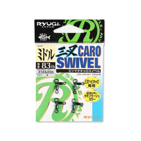 Ryugi Mitsumata Caro Swivel in the group Hooks & Terminal Tackle / Swivels / Double Swivels at Sportfiskeprylar.se (ZMK018r)