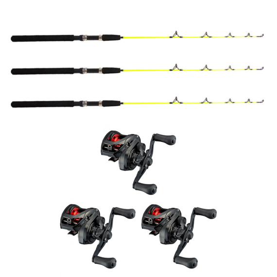 Daiwa PR100L / Fladen Ice Pike 115cm Vänster 3-Pack in the group Fishing methods / Ice Fishing / Ice Fishing Combos / Ice Fishing Kits at Sportfiskeprylar.se (daiwapr3pcs-set)