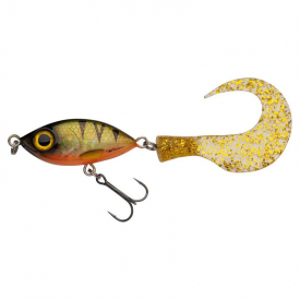 Berkley Zilla Tailswinger Hybrid Lure - Includes 3 Tails - Two Tone Fegis / 14cm | 56g | TackleBase