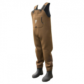 Hodgman Caster Neoprene Stocking Foot Chest Wader, X-Large, Brown