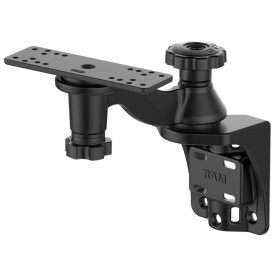 Fish Finder Mount 1.5 Ball Base for Kayak, Marine Electronic Mount for  Boat, Universal Mounting Plate, Transducer Mounting Arm, Compatible with  Scotty, Lowrance, Garmin Fish Finder