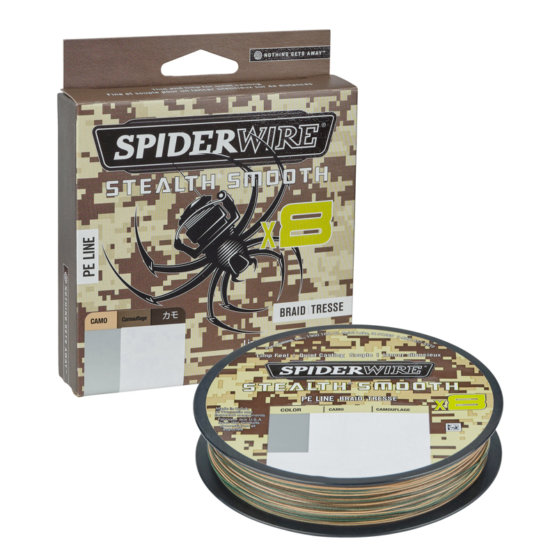 SpiderWire Stealth Smooth Camo-Braid Camouflage - Fishing Tackle