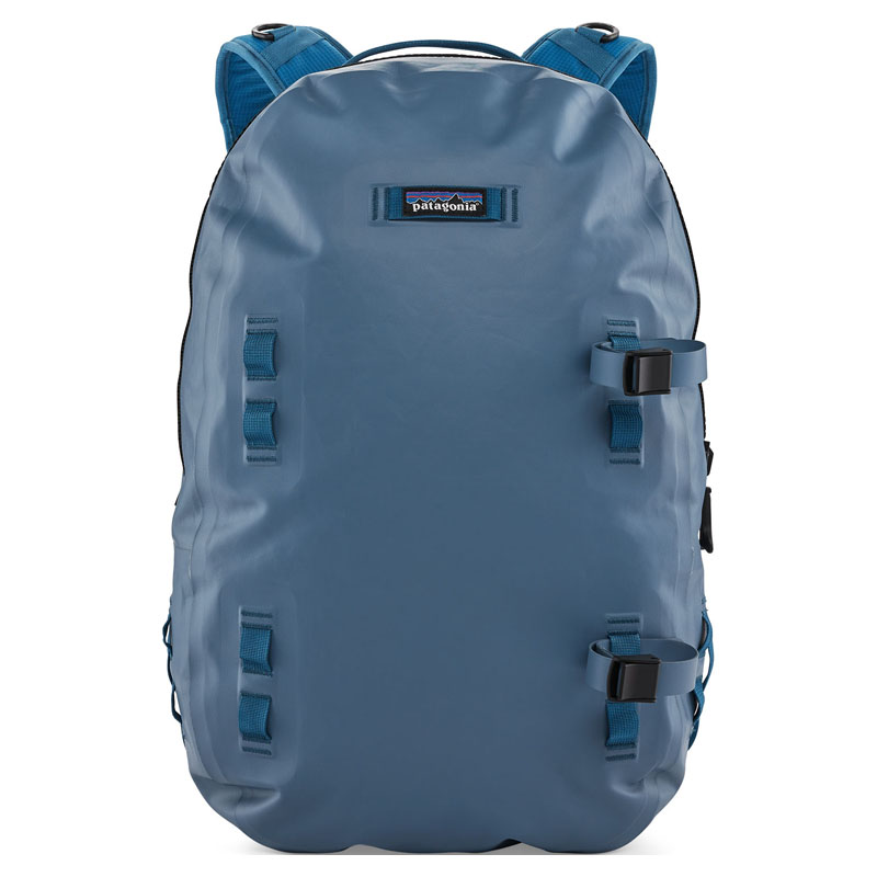 blue patagonia backpack