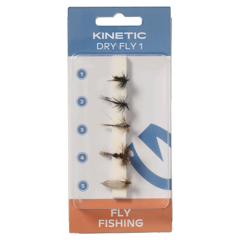 5PCS Dry Flies Trout Fly Fishing Lures Nymphing Artificial Insect