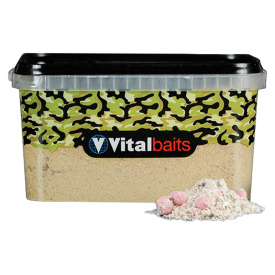 Vital Baits Groundbait Strawberry Nutty Bucket 3 kg