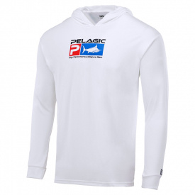 Pelagic Aquatek Deluxe Hoody White