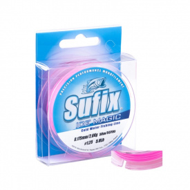 Sufix Ice Magic Mono Line White/Pink 50m