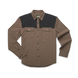 Howler Quintana Quilted Flannel Morel Fleck / Antique Black