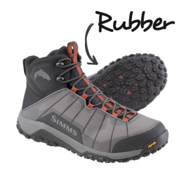 Simms Flyweight Boot Steel Grey (Gummi)