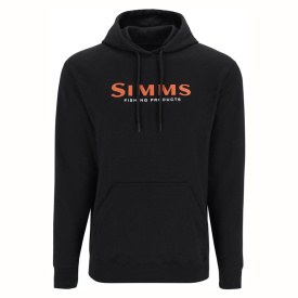 Simms Logo Hoody Black