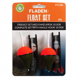 Fladen Slotted Bung Float Set 10.5g (2-pack)