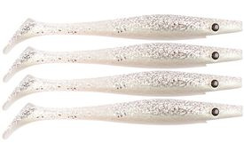 Pig Shad 15cm Nano Size (4-pack) - Ice Shad