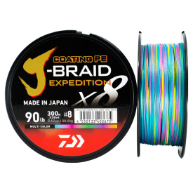 Daiwa J-Braid Expedition x8E 300m Multi Color