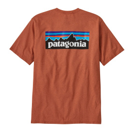 Patagonia M's P-6 Logo Responsibili-Tee Redtail Rust