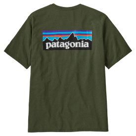 Patagonia M's P-6 Logo Responsibili-Tee Torrey Pine Green