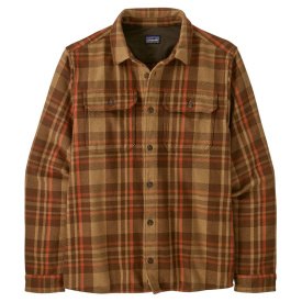 Patagonia M's Fjord Loft Shirt Forested: Nest Brown