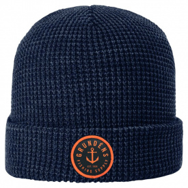 Grundéns Anchor Waffle Beanie Navy