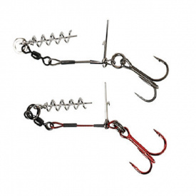 Savage Gear Carbon49 Corkscrew Stinger (1 x treble) 2-pack