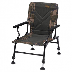 Prologic Avenger Relax Camo Chair W/Armrests & Covers