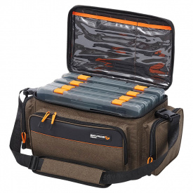 Savage Gear System Box Bag L 4 Boxes 24x47x30cm 18L